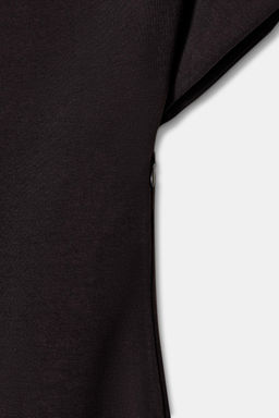 VESTIDO INTERLOCK COMBINADO / Chocolate - Zara фото 7