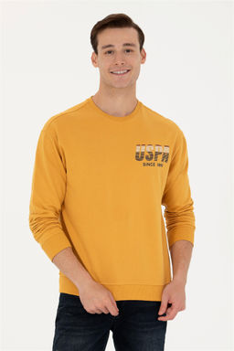 U. S. Polo Assn / Мужской горчичный свитшот - U.s. polo assn фото 10