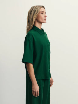 Льняная рубашка прямого кроя / Zarina  фото 5