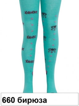 Колготки дет. HAPPIK 22С-144СП р.116-122 (20) - 660 бирюза - Conte elegant фото 2