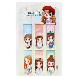 Набор закладок магнитных для книг 6 штук Аниме МИКС CALLIGRATA  фото 7