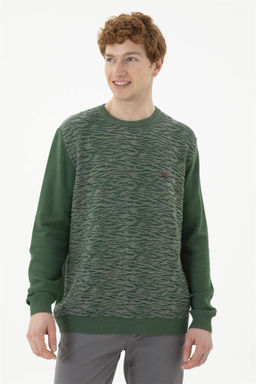 Мужской зеленый свитер - U.s. polo assn фото 3