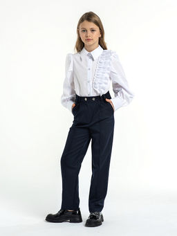Школьные брюки для девочки Mooriposh, модель 0441