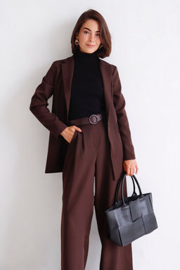 11372 Костюм брючный коричневый - Martichelli фото 10