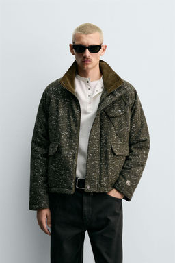 HERRINGBONE TEXTURED JACKET - Zara фото 2