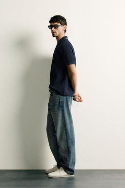 POLO REGULAR FIT CONTRASTE / Marino - Zara фото 4