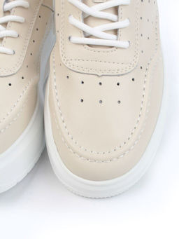 05-PDD188-1 BEIGE Кроссовки женские (натуральная кожа)