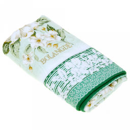 "Япония-2015" Полотенце махровое 34х78см, плотность 300гр/м2, 100% хлопок, "Жасмин", зеленый, Bolangde (Китай)