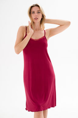 Ночная сорочка из вискозы Николь спелая вишня - Амадэль фото 5