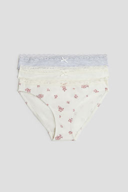 Pack de 3 bragas de algod?n