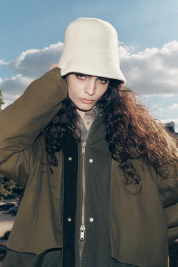WOOL BLEND BUCKET HAT - Zara фото 7