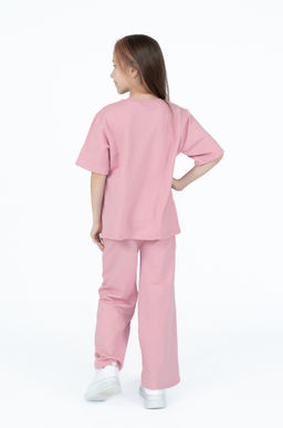 Костюм детский для девочки пыльная роза 7063 (122)