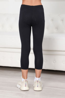 Легинсы подростковые из кулирки с лайкрой черный