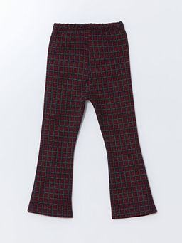 Beli Lastikli Ekose K?z ?ocuk Tayt - Waikiki фото 5