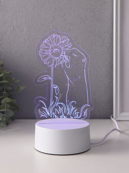 Светильник 3D RISALUX Суслик и ромашка, LED-ночник, RGB, от сети, 9.5?10.1?17 см  фото 3
