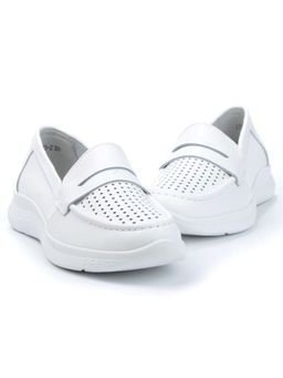 06-ST9183-2 WHITE Туфли летние женские (натуральная кожа)