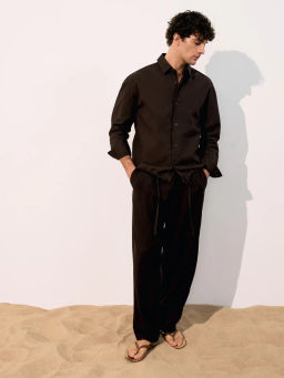 Брюки со стрелками с добавлением льна ZR2605042112-27 / Zarina