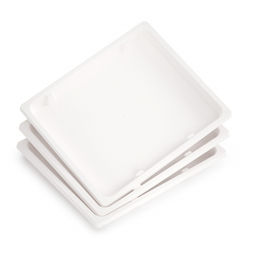 Набор подносов для заморозки пельменей 360х310х35мм (белый) М8157