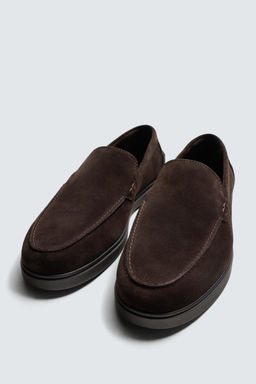 CASUAL LEATHER LOAFERS - Zara фото 5