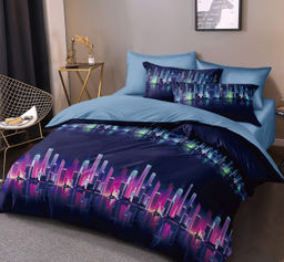 Постельное белье поплин эксклюзив на молнии - Найт 2 сп. (нав.70х70)