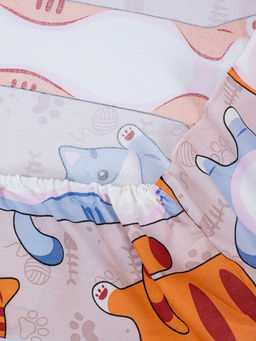 Простыня на резинке 090*190 см, бязь Комфорт, детская расцветка (Кот батон) - Ивановотекстиль фото 5