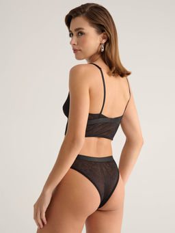 CONTE FLORAL TATTOO LBR 2873 Трусы женские black - Conte elegant фото 3