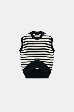 CHALECO PUNTO RAYAS / rayas - Zara фото 4