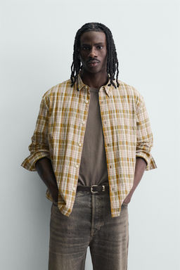 CAMISA RELAXED FIT CUADROS / Multicolor - Zara фото 2