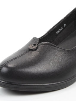 06-YDN15-20 BLACK Туфли женские (натуральная кожа)