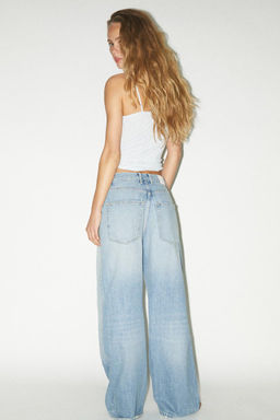 TRF MID-WAIST BAGGY JEANS - Zara фото 7