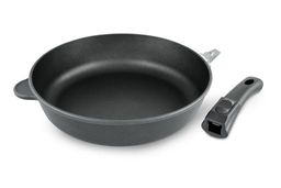 Сковорода со съемной ручкой Титан Особенная, 28 см - Нева металл посуда фото 4