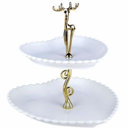 Ваза 2-х ярусная, 20х25см ZD12111