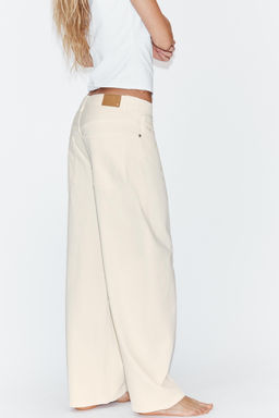 JEANS TRF BAGGY BALLOON TIRO MEDIO / Blanco roto - Zara фото 4