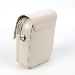 Женская кожаная овальная сумка через плечо 0116-14 - Cidirro фото 4