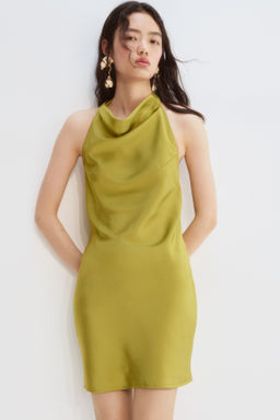 Vestido halter de sat?n - H&m фото 3