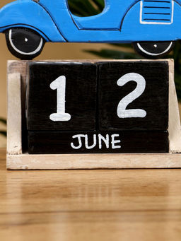 Календарь настольный Мопед, 145.514 см, дерево, синий - Simaland фото 5