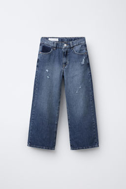 SLOGAN STRAIGHT JEANS