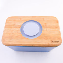 04-043-B Хлебница с разделочной доской-крышкой, голубая (х4) - Mayer&boch фото 2