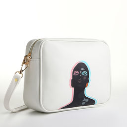 Сумка женская кросс-боди TEXTURA на молнии, 22×8×17 см, белая