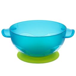 Набор для кормления: миска на присоске с крышкой, ложка, цвет бирюзовый - Крошка я фото 4