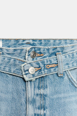JEANS TRF CINTUR?N TIRO MEDIO / Azul claro - Zara фото 7