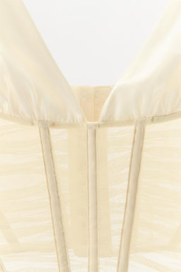 COMBINED SATIN CORSET TOP - Zara фото 7