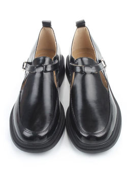 06-PDEB98-3 BLACK Туфли женские (натуральная кожа)