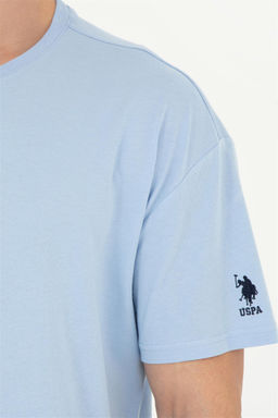 Мужская голубая футболка - U.s. polo assn фото 7