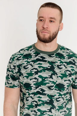Футболка М10256Кф Камуфляж - Елена фото 5