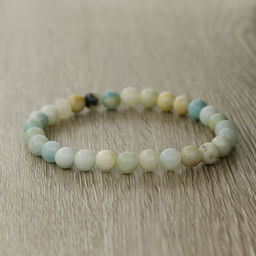 Амазонит зеленый 6мм, браслет Классика длина 17см - Agat77 фото 3