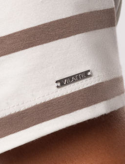 VILATTE / Футболка из премиального хлопка с эластаном  фото 2