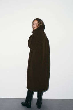 FAUX SHEARLING COAT - Zara фото 18