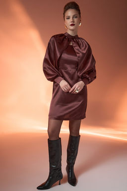 Платье Мия (шоколадный) - Эльза фото 10