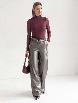 D54.265 Джинсы женские темно-серебряный